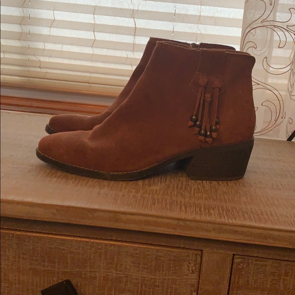 SUEDE ANKLE BOOTS